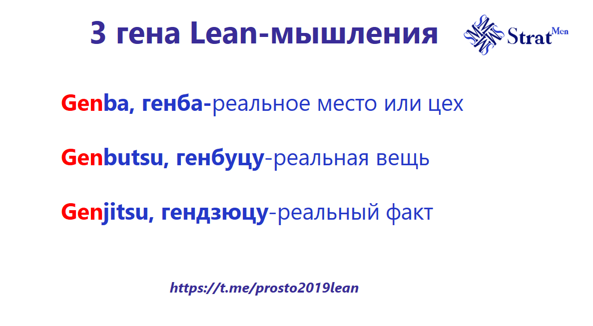3 реальности или 3 гена Lean-мышления